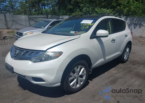 2012 Nissan Murano Sl from USA, damaged, VIN JN8AZ1MW7CW227738